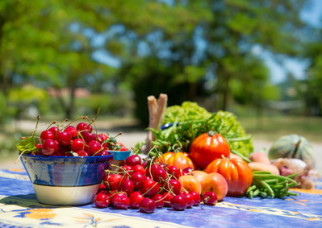 Expressions with fruits and vegetables