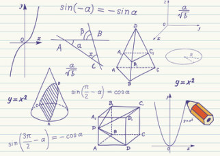 Mathematical symbols in french.