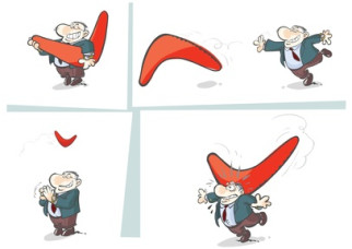 An expression of cause: even more than, even less than...