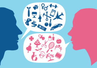 Words with meaning that changes depending on the gender