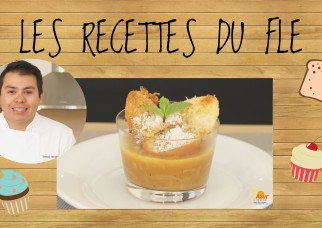 Onion soup with a little bit of present imperatif